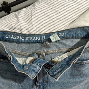 Jcrew Classic Straight 28T jeans